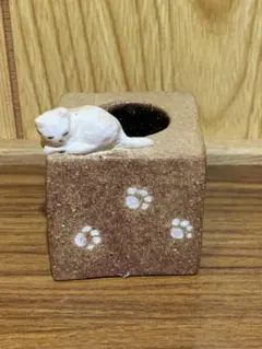猫　印鑑スタンド