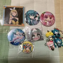 初音ミク・桜ミク缶バッジキーホルダーセット