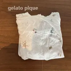 美品　ジェラートピケ　干支　長袖　ロングワンピース　薄ピンク　ONE　2024