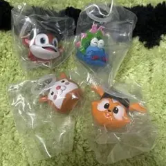 プロ野球マスコットめじるしアクセサリー カプセルトイ 4個セット