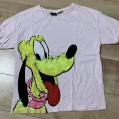 キッズ ZARA Disney グーフィー スパンコール Tシャツのサムネイル