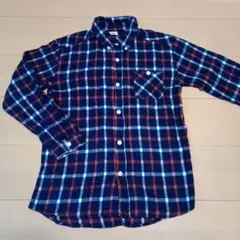 チェックブラウス　シャツ　サイズ１５０cm
