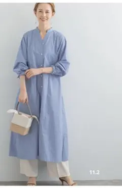 パネルデザインシャツワンピース　アーバンリサーチロッソ