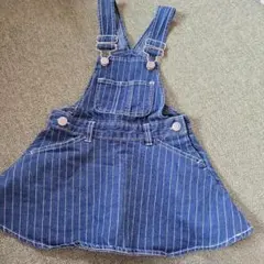 デニム サロペット ワンピース 100
