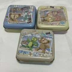 ディズニー　ダッフィー　缶