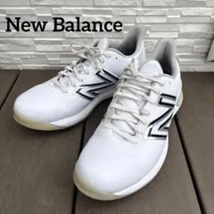 New Balance メンズ　ゴルフシューズ　白　スパイクのサムネイル