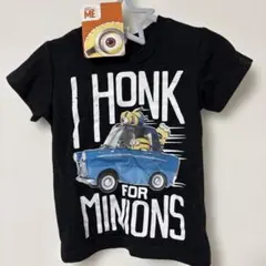ミニオンズ 半袖Tシャツ ブラック 95cm