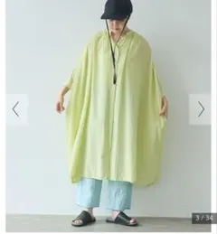 ymd0701様専用　コットンproduct dye 2way シャツワンピース