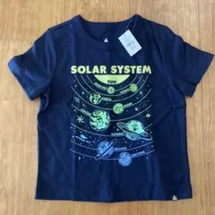【新品タグ付】Gap Kids 太陽系 半袖Tシャツ ネイビー 95cm 2歳のサムネイル