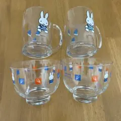 値下げ　ガラスジョッキ ガラス器　ミッフィ