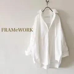 FRAMeWORK コットンレギュラーカラーシャツのサムネイル