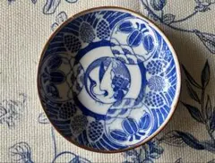 幕末〜明治前期 古伊万里 染付 鶴文 小皿 豆皿11cm 肥前有田のサムネイル