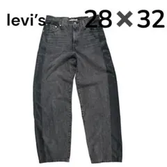 【新品】levi's BAGGY DADブラック リーバイスデニム 28×32