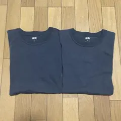 UNIQLO ユニクロU クルーネックT グレー メンズS 2枚セット
