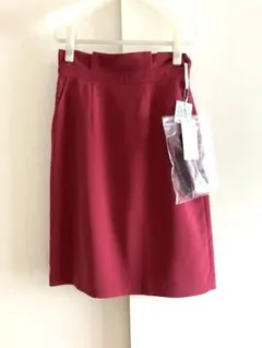 【プロポーションボディードレッシング】 タイトスカート　リボンベルト付き　S