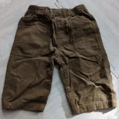 ブラウン コットンパンツ 120cmまで対応