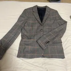 ZARA WOMAN チェック柄 テーラードジャケット