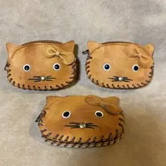 猫ちゃん 猫耳 コインケース 3点セット