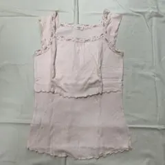 ミルフェルム　授乳トップス　キャミ　タンクトップ　ピンク　M