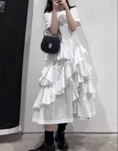 2025年最新】コムデギャルソン ワンピース 白の人気アイテム - メルカリ