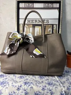 HERMES Garden Party トートバッグ エトゥープ□K刻印のサムネイル
