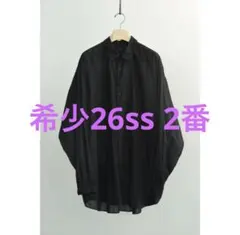 COMOLI 26ss KHADIコットン コモリシャツ