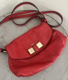 Chloe クロエ　ミニ ショルダーバッグ　赤　auraのサムネイル