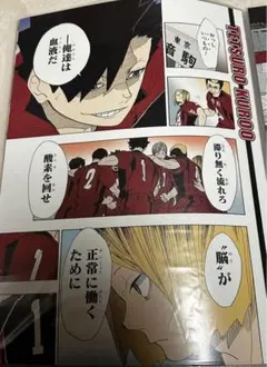 ハイキュー　名場面ポスター　黒尾鉄朗　音駒高校