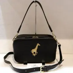 【美品】Brooklyn Charm キリン 2way ショルダーバッグ 黒 美品】Brooklyn Charm キリン 2way ショルダーバッグ 黒 - メルカリ