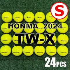 【S176】HONMA TW-X 黄 2024年 ロストボール 24球