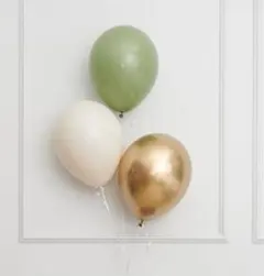緑　グリーン　風船　誕生日　ハーフバースデー　バルーン　韓国　装飾　ナチュラル