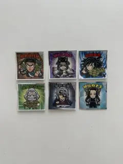 【新品】鬼滅の刃　ビックリマンチョコ　鬼滅の刃マン　無限城編シール　6枚