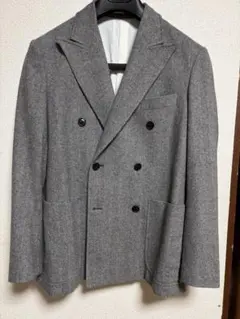 guji RING JACKET FOXミディアムグレーダブルスーツ 46美品 - メルカリ