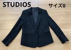【値下げ】STUDIOUS 黒 テーラードジャケット サイズ0
