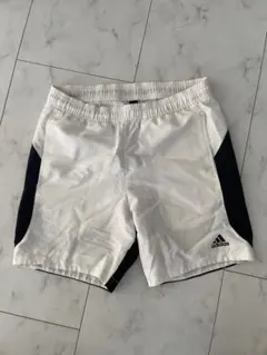 adidas メンズ ショートパンツ ホワイト ブラック