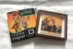 ズートピア　フレームマグネット　クロウハウザー・ジュディ