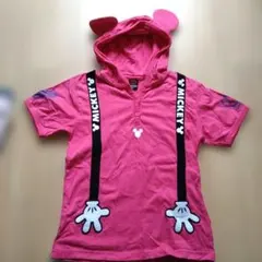 BABY DOLL ミッキー フード付きTシャツ 140
