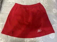 MIZUNO テニス スコート レッド レディース Sのサムネイル