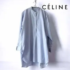 CELINE フィービー期 オーバーサイズ バンドカラーシャツ ドレス 38 