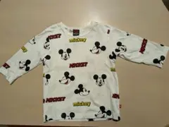 BABYDOLL　ミッキーマウス 長袖Tシャツ　120cm 七分丈　ロンT