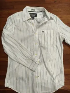 Abercrombie & Fitch 長袖ストライプシャツ M