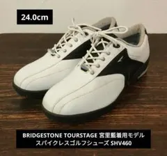 極美品 Mizuno ゴルフシューズ GENEM007Boa ホワイト 25.5 - メルカリ
