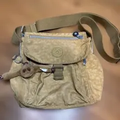 Kipling ショルダーバッグ マスタードイエロー　キプリング