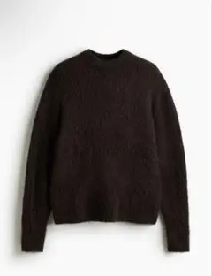 H&M ルーズフィット ファジーセーター XS アルパカニット