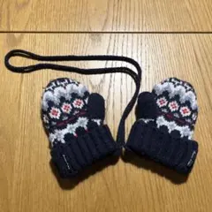 コムサイズム　ニットミトン13cm