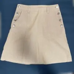 【最終値下げ！】PAGEBOY ベージュ膝上丈のフレアスカート