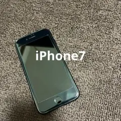 iPhone 7 ブラック ケース付き SIMフリー32GBバッテリー84%