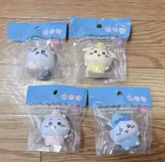 ＊ ちいかわ ＊ チューリップハット*..* ＊ ソフビマスコット4個セット＊