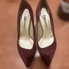 DIANA スエードパンプス ボルドー 23cm
