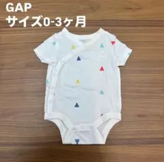 gap 半袖ロンパース 0〜3ヶ月 くま柄